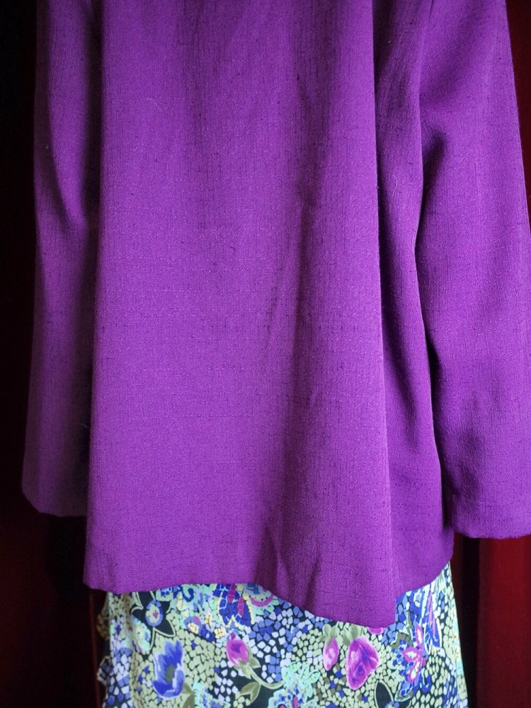 Purple Soft Tailored Jacket