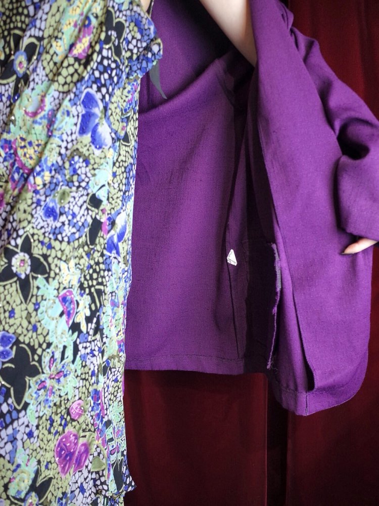 Purple Soft Tailored Jacket