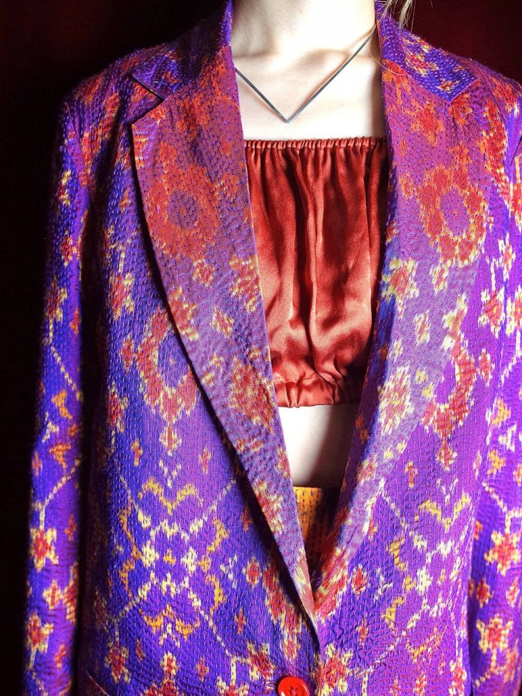 DRIES VAN NOTEN / ɥꥹΥåƥ Archive 2022ss  ɤ Silk Tailored Jacket