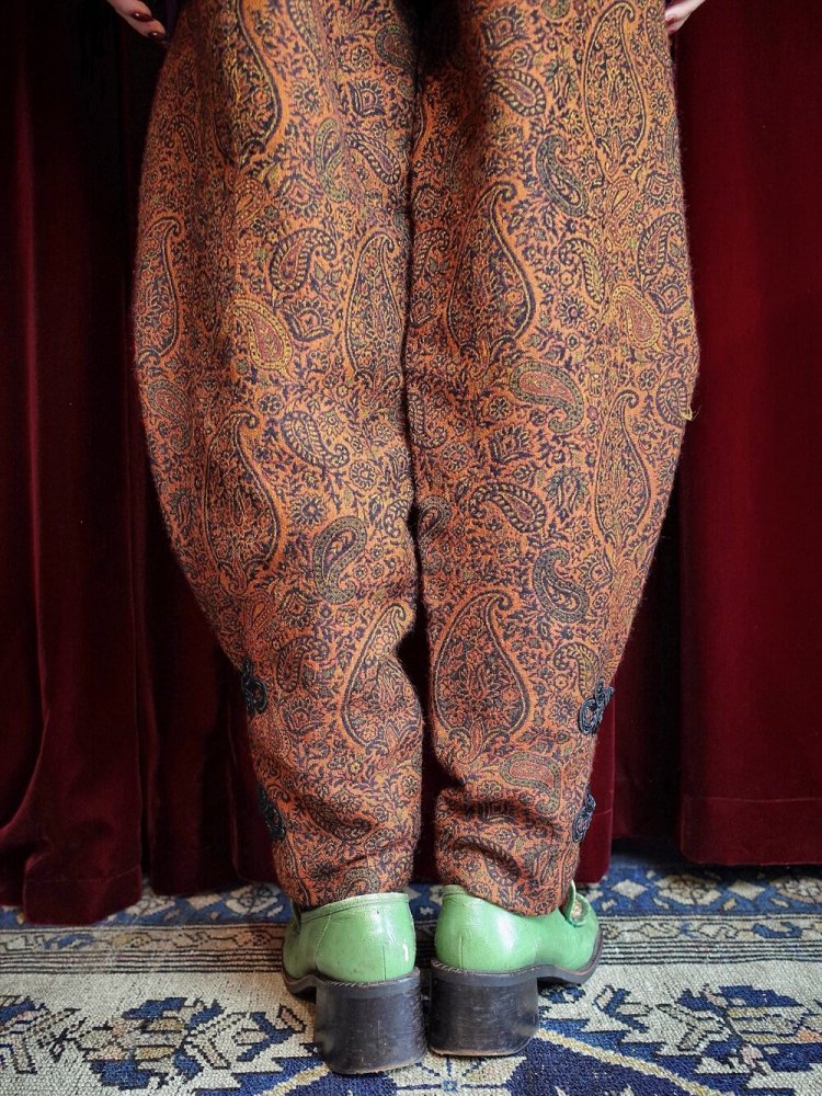 REMAKE China JodhpursPaisley Woven Pants