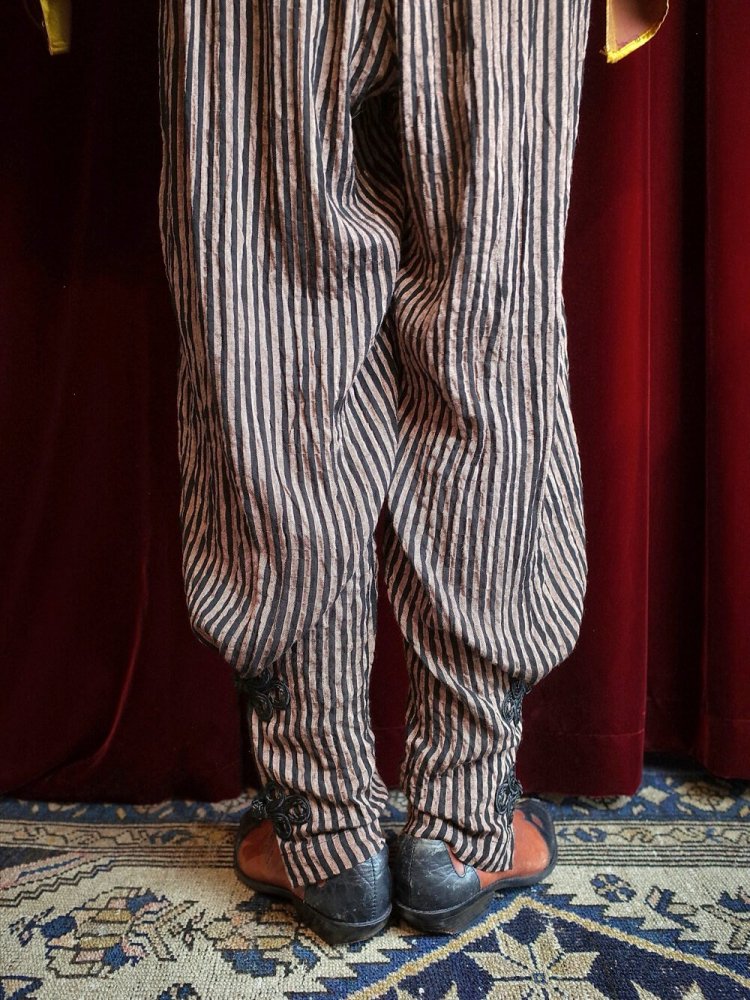 REMAKE China JodhpursRayon Stripe Pants