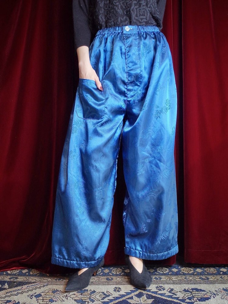 China Jacquard Wide Pants