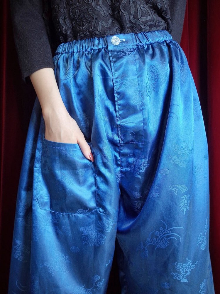 China Jacquard Wide Pants