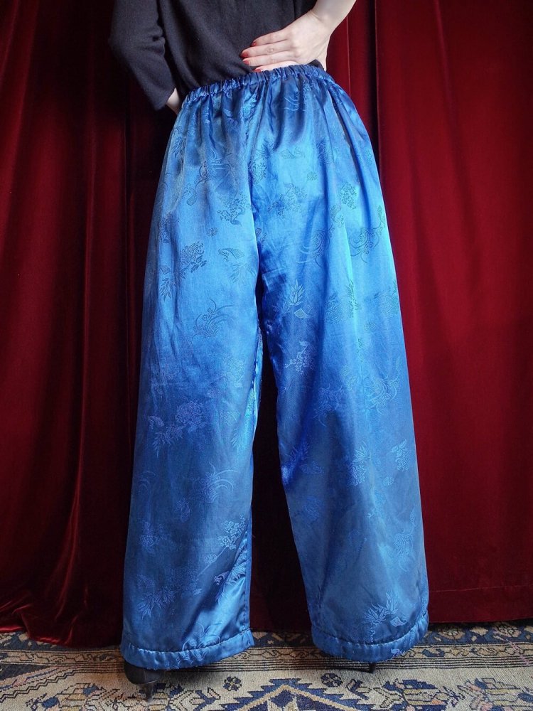 China Jacquard Wide Pants