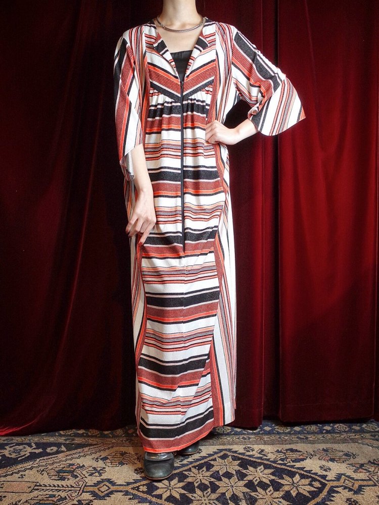 c.1970s Modern Stripe Dress