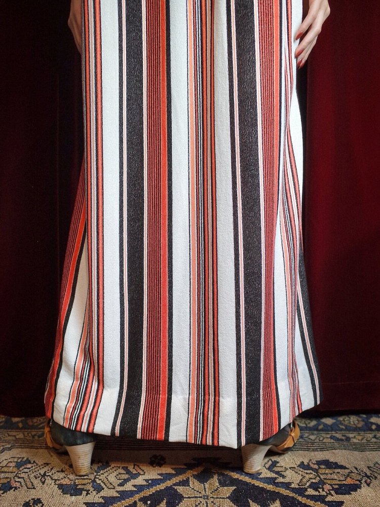 c.1970s Modern Stripe Dress