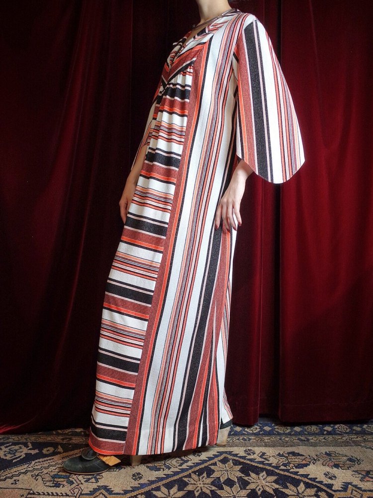 c.1970s Modern Stripe Dress