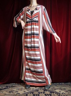 c.1970s Modern Stripe Dress