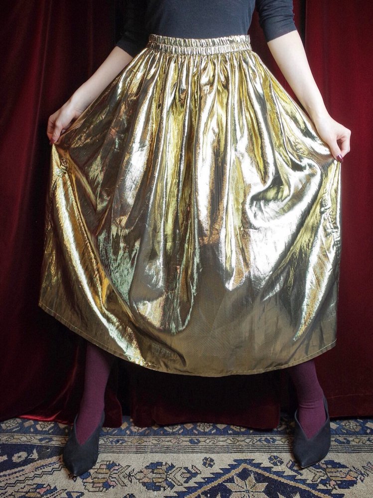 Glitter Gold Skirt