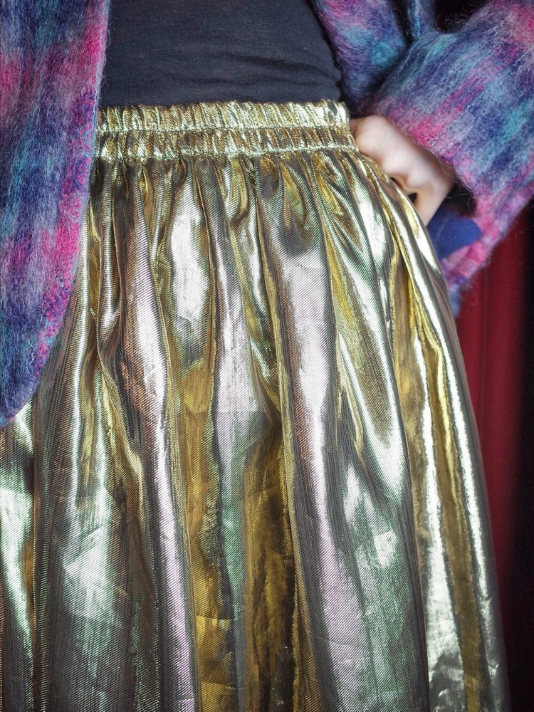 Glitter Gold Skirt