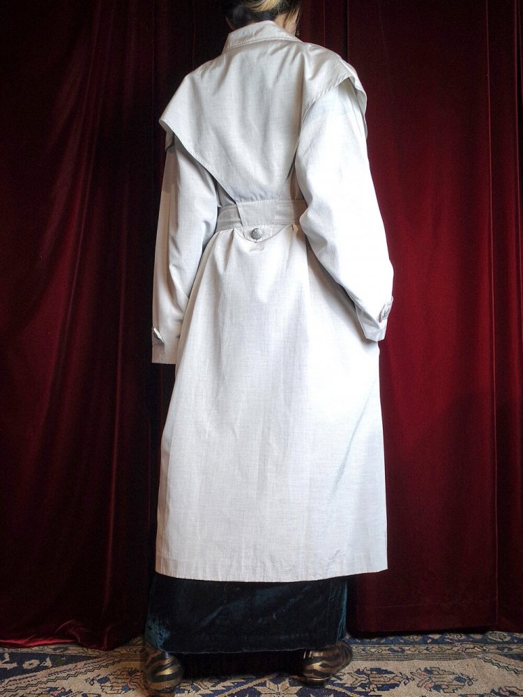 Cape Shoulder Trench Coat