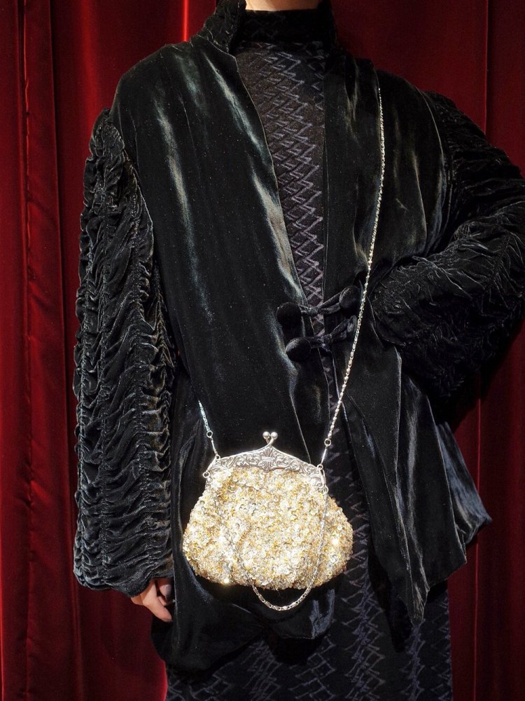 Sequin Bijou Shoulder & Hand Purse