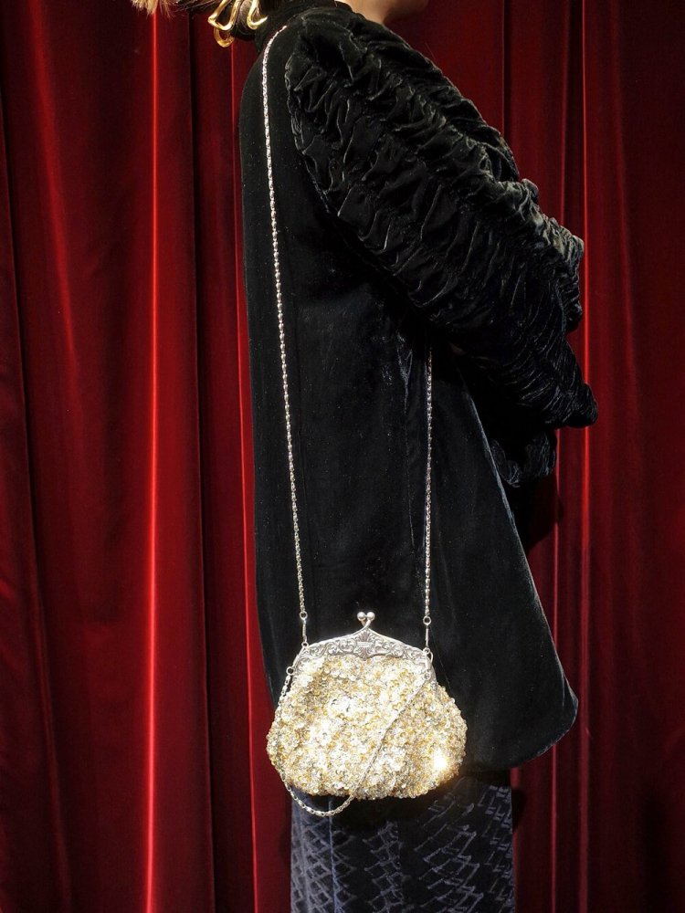 Sequin Bijou Shoulder & Hand Purse