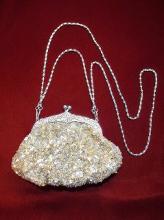 Sequin Bijou Shoulder & Hand Purse