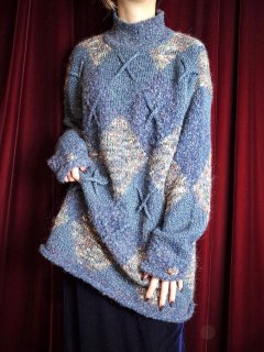 Gradation Diamond Knit