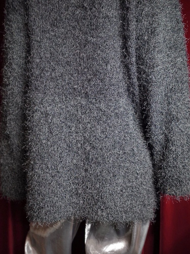 Moke Moke Black Shaggy Knit