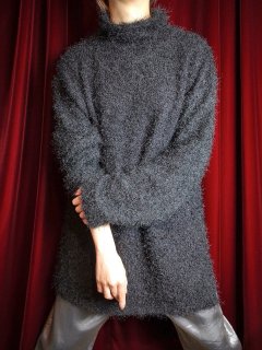 Moke Moke Black Shaggy Knit