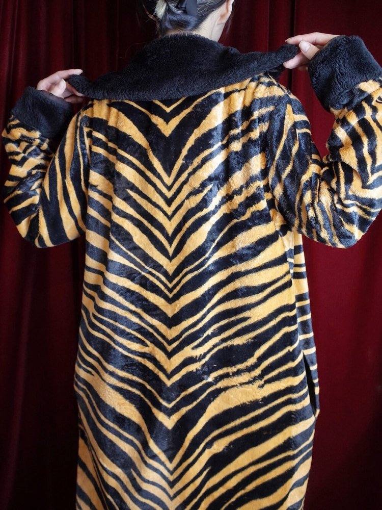 c.1950s Tiger Fur Coat