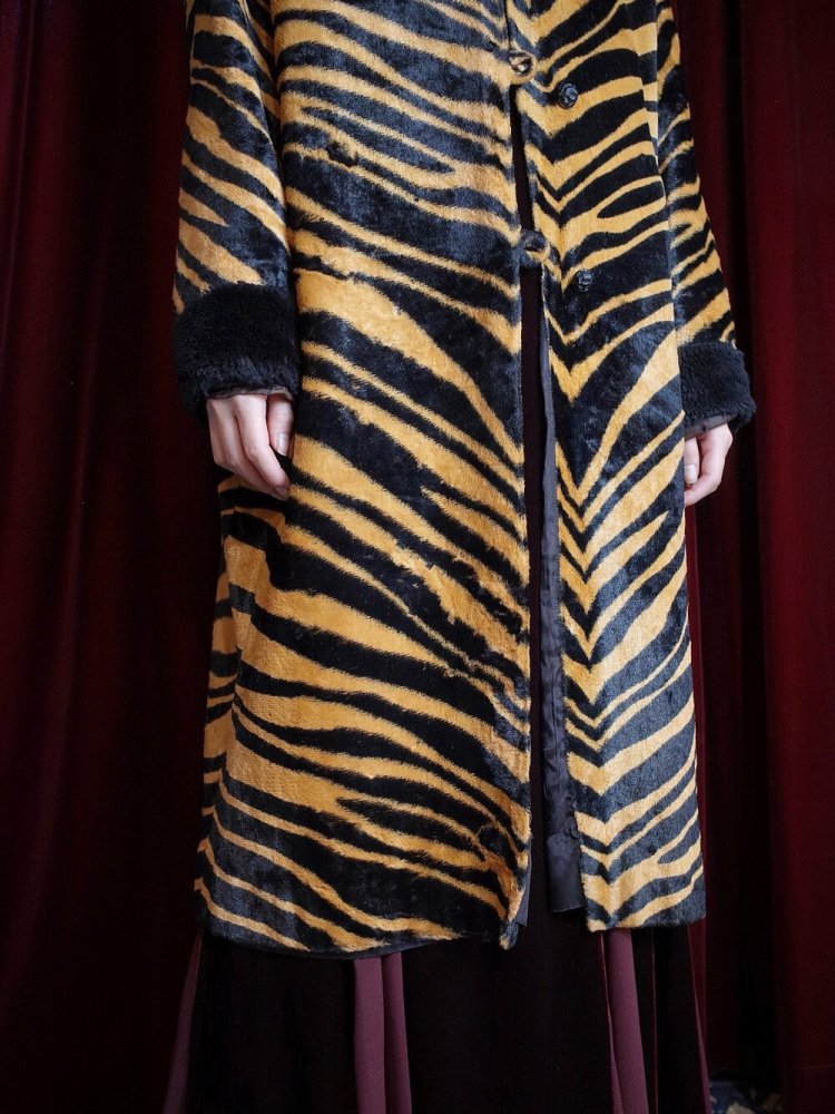 c.1950s Tiger Fur Coat