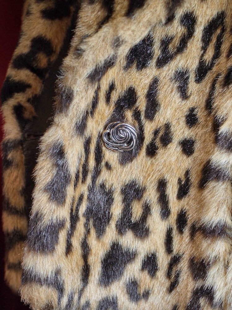 Leopard Fur Short Length Jacket