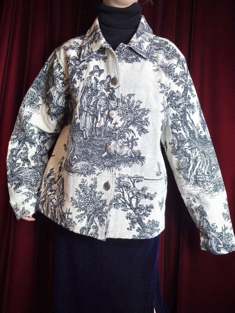 Toile de Jouy / ȥɥ奤 Gobelin Tapestry Jacket