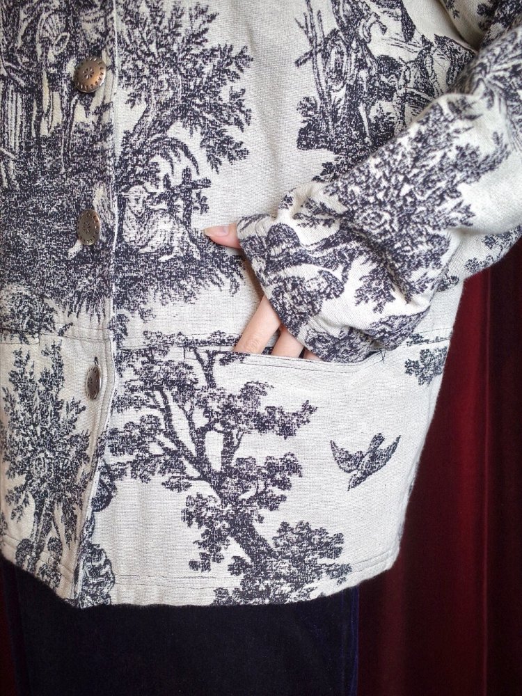 Toile de Jouy / ȥɥ奤 Gobelin Tapestry Jacket