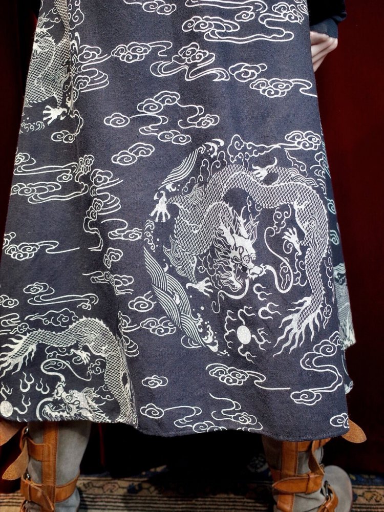 Oriental Dragon Wide Skirt