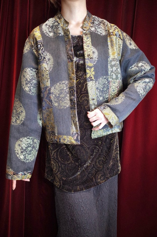 Oriental Dragon China Short Jacket Reversible