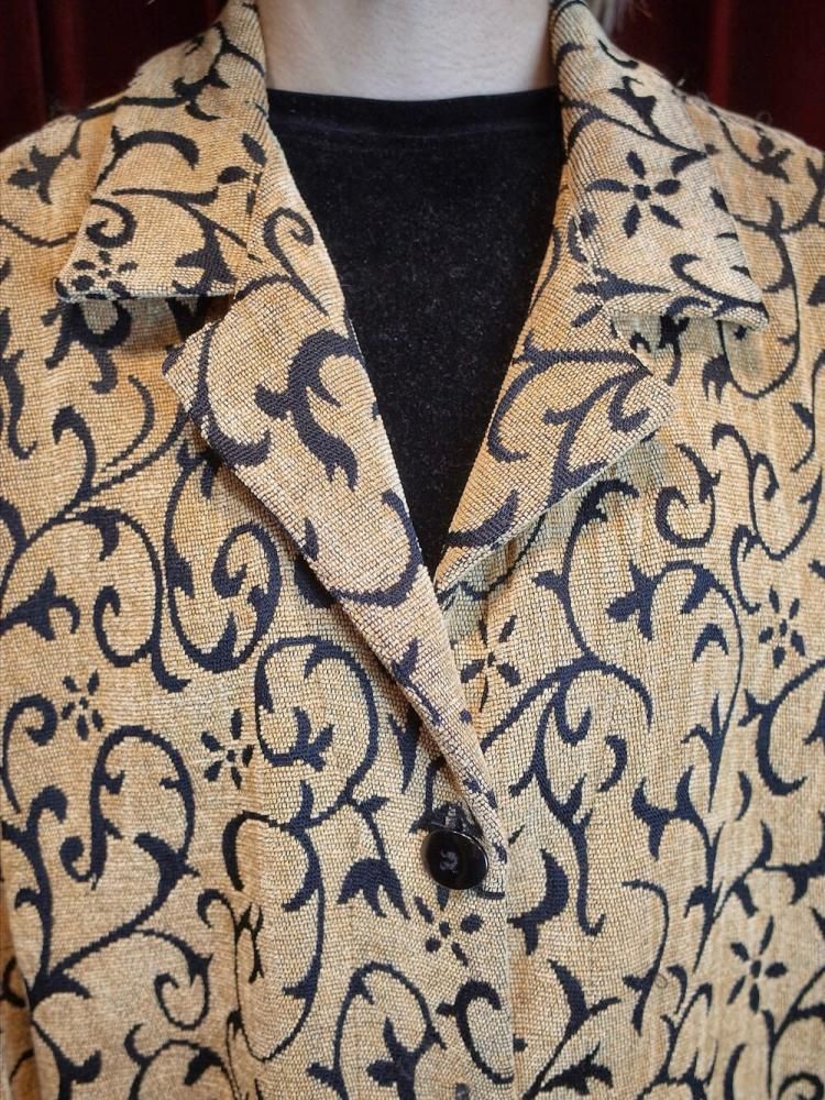 Art Nouveau Pattern Jacquard Jacket