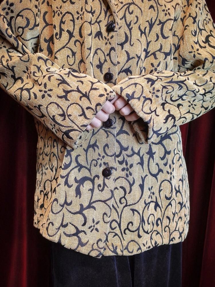 Art Nouveau Pattern Jacquard Jacket