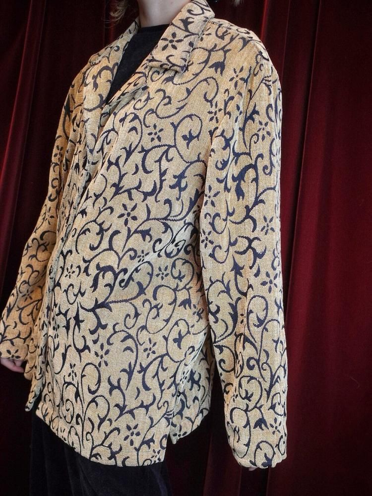 Art Nouveau Pattern Jacquard Jacket