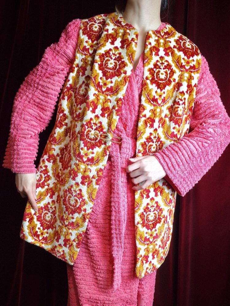 c.1960s Hand Made Arabesque Gobelin Vest