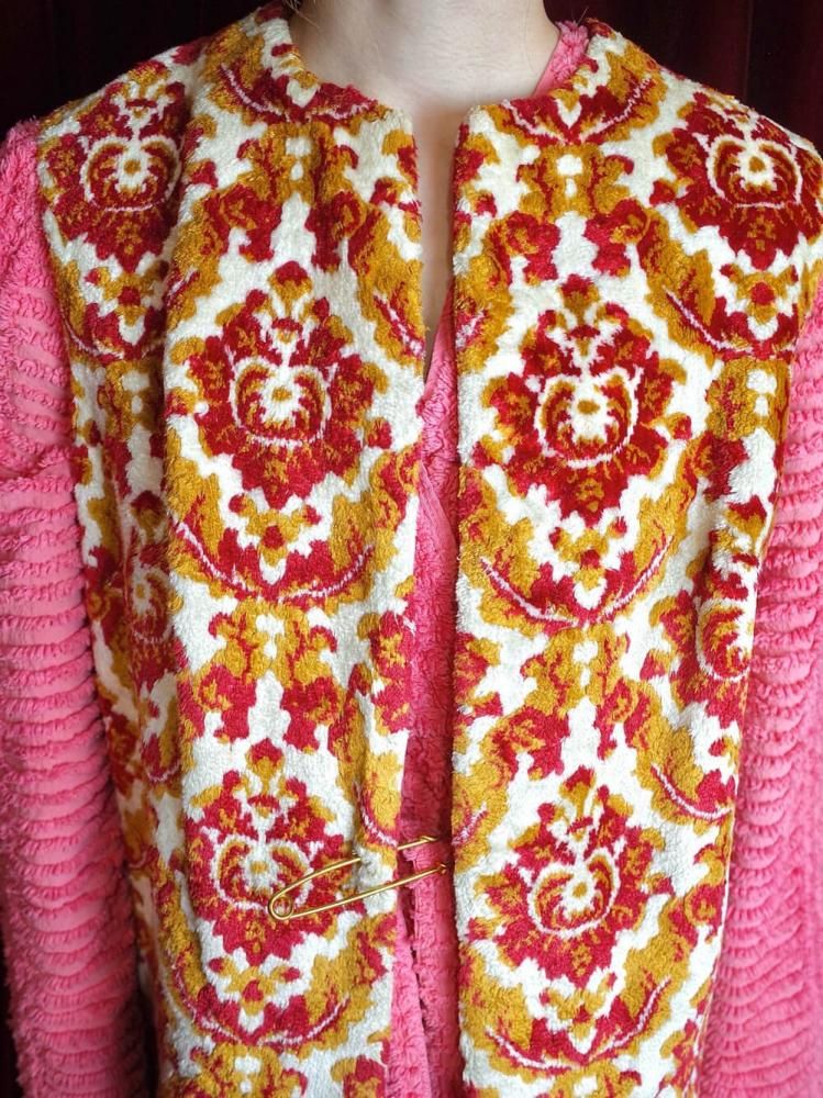 c.1960s Hand Made Arabesque Gobelin Vest