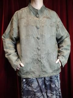 Oriental China Linen / Silk Shirt