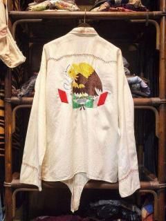 c.1950s Mexico Embroidery Shirt