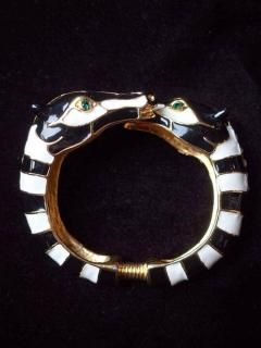 c.1960~70s Zebra Bangle