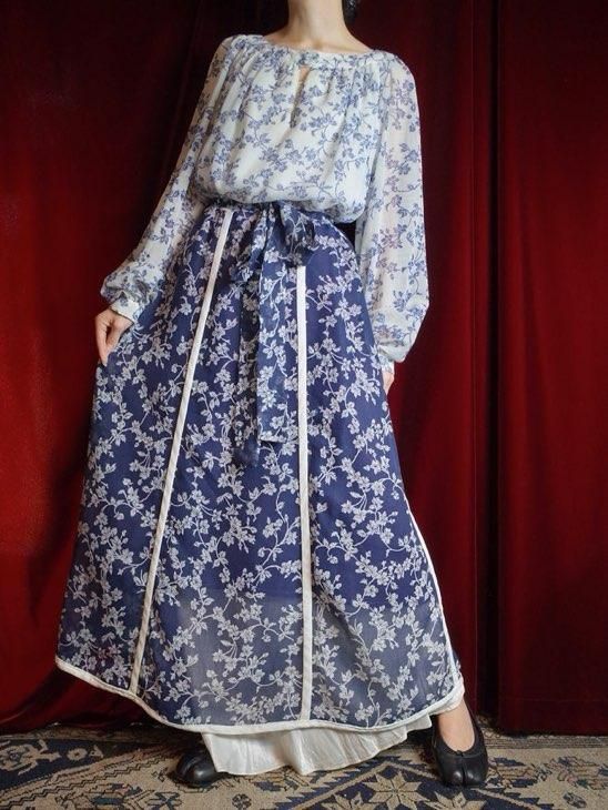 c.1970s Art Nouveau Dress