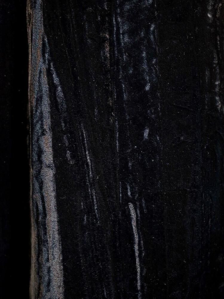 ~c.1980sSAINT LAURENT rive gauche /  Black Velvet Skirt