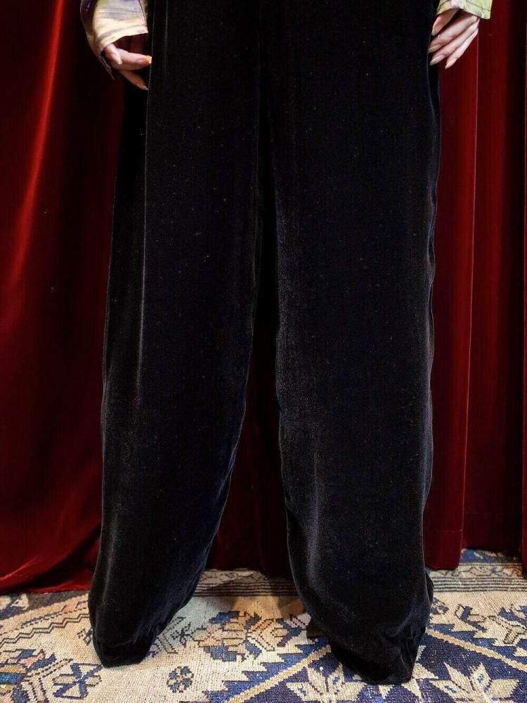 Christian Dior / ꥹǥBlack Silk Velvet Pants