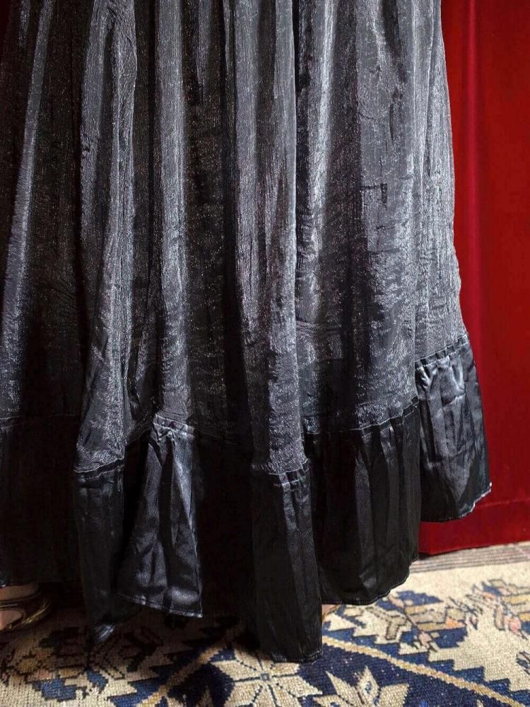 Glitter Sheer & Satin Switch Skirt