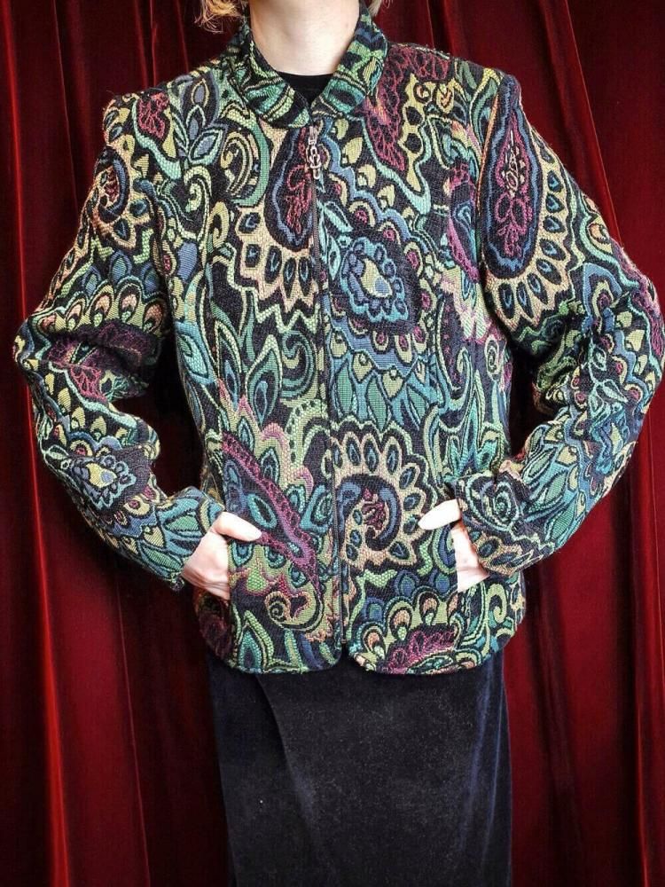 Aurora Paisley Gobelin Tapestry Jacket