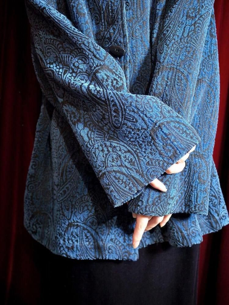 Blue Paisley Gobelin Jacket