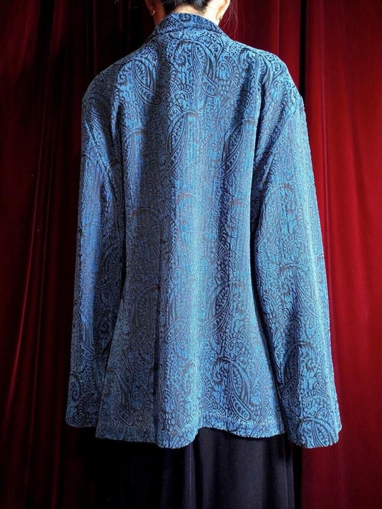 Blue Paisley Gobelin Jacket
