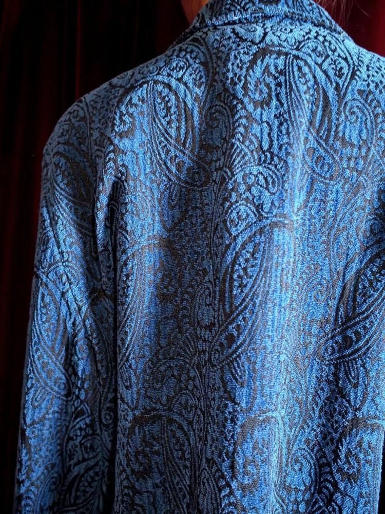 Blue Paisley Gobelin Jacket