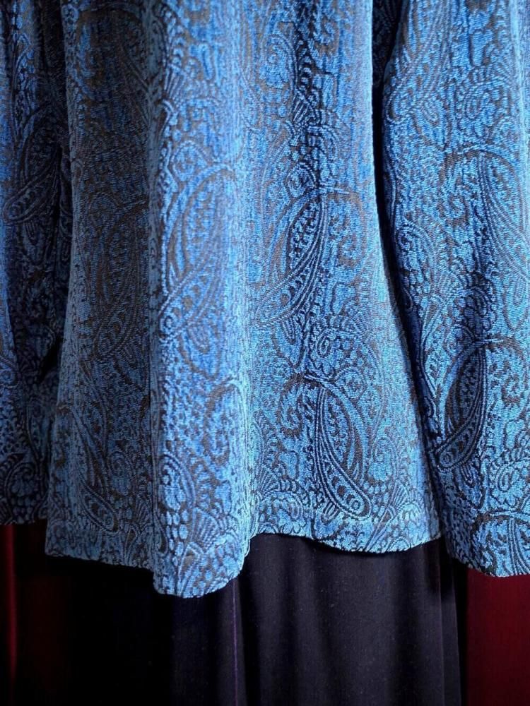 Blue Paisley Gobelin Jacket