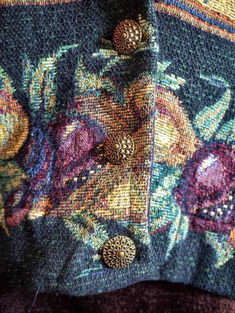 Classical Fruits Pattern Gobelin Tapestry Jacket