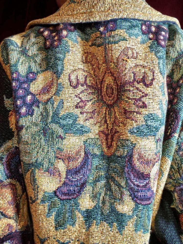 Classical Fruits Pattern Gobelin Tapestry Jacket