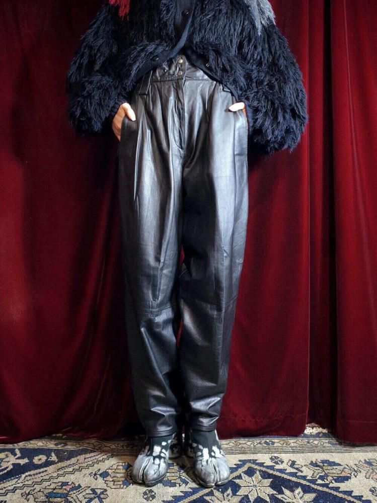 Black Leather Pants