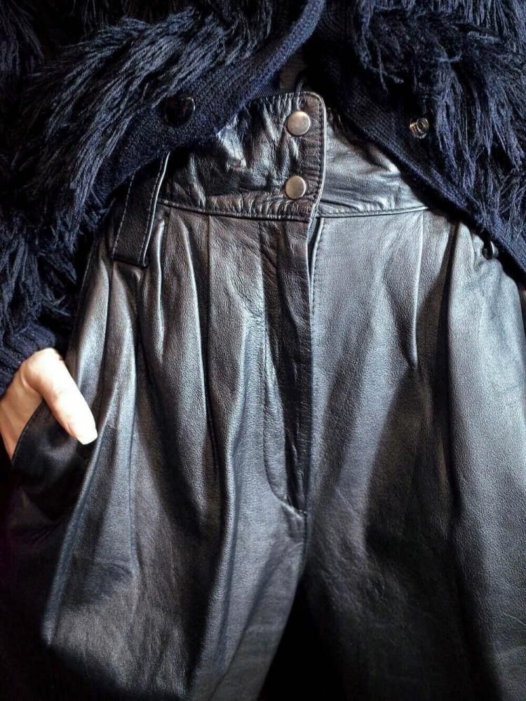 Black Leather Pants