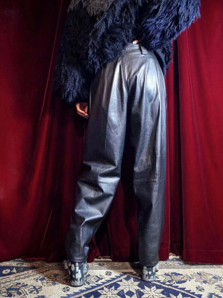 Black Leather Pants